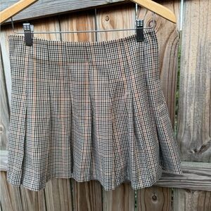 H&M Plaid Pleated Women's Skirt